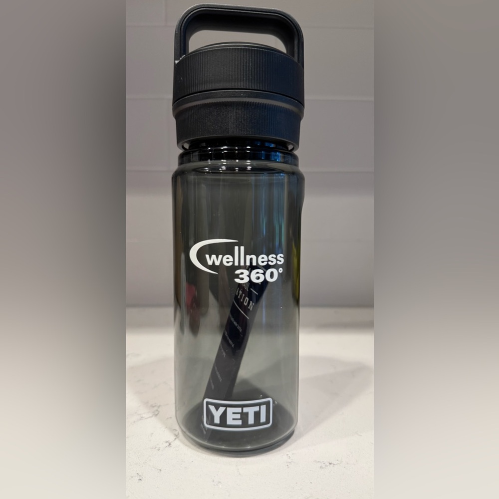 NWT YETI Black Plastic Water Bottle